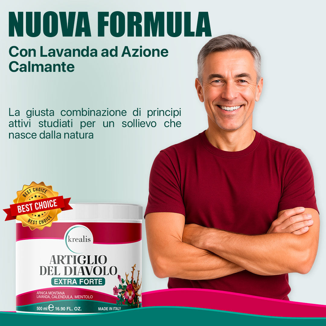 Artiglio Del Diavolo Extra Forte con Arnica montana e Lavanda - 500ML