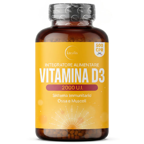 Integratore Vitamina D3 2000 UI - 500 Micro-compresse